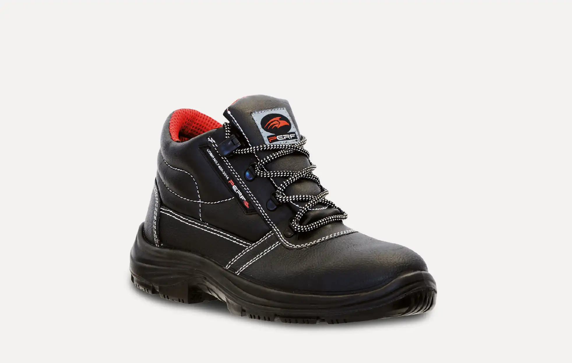 ASKOLD Scarpa antinfortunistica Media linea Bases in pelle su sfondo bianco