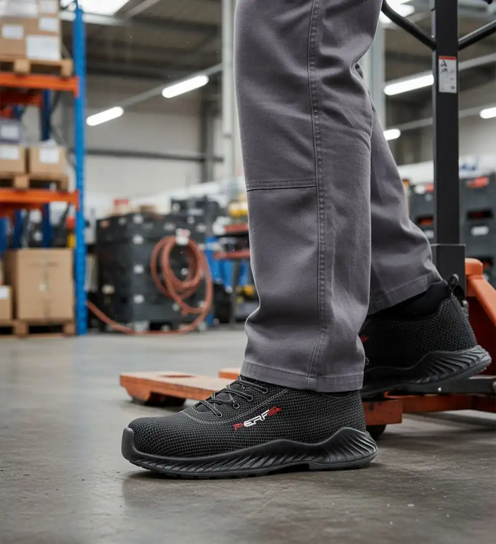 GTX 21 HIGH Scarpa antinfortunistica Media linea GTX BOOSTER ambientata