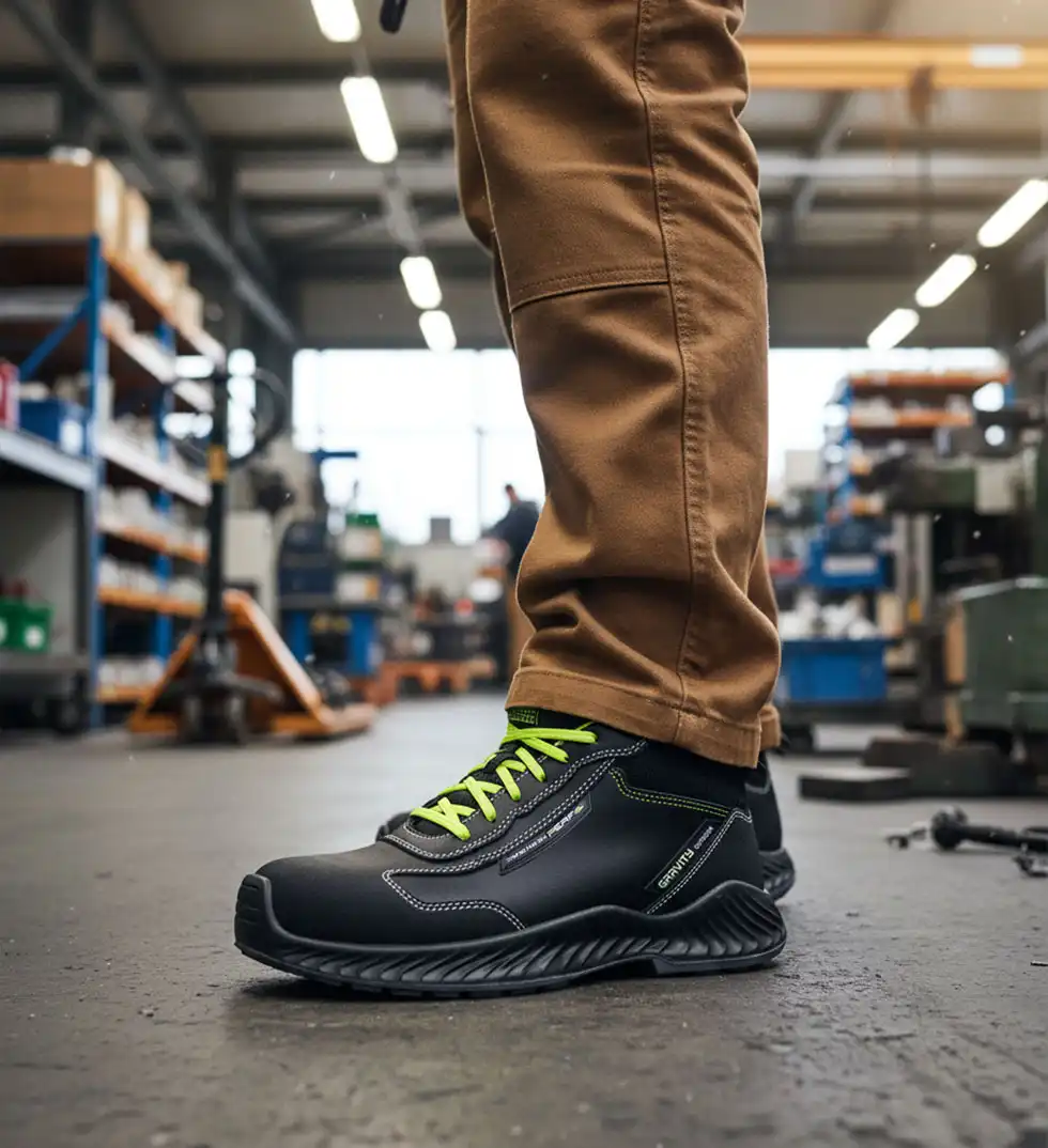 GTX23 HIGH Scarpa antinfortunistica Media linea GTX BOOSTER ambientata