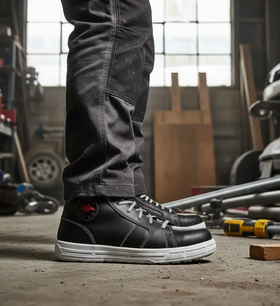 HARLEM Scarpa antinfortunistica altezza Media linea METROPOLIS foto ambientata