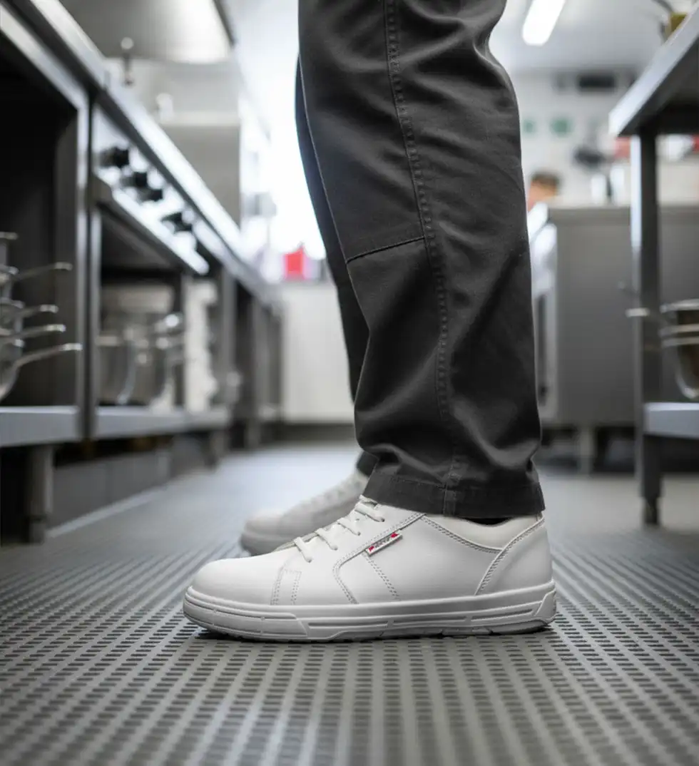 MIXER Scarpa antinfortunistica Bassa bianca per ambiente chem&amp;food