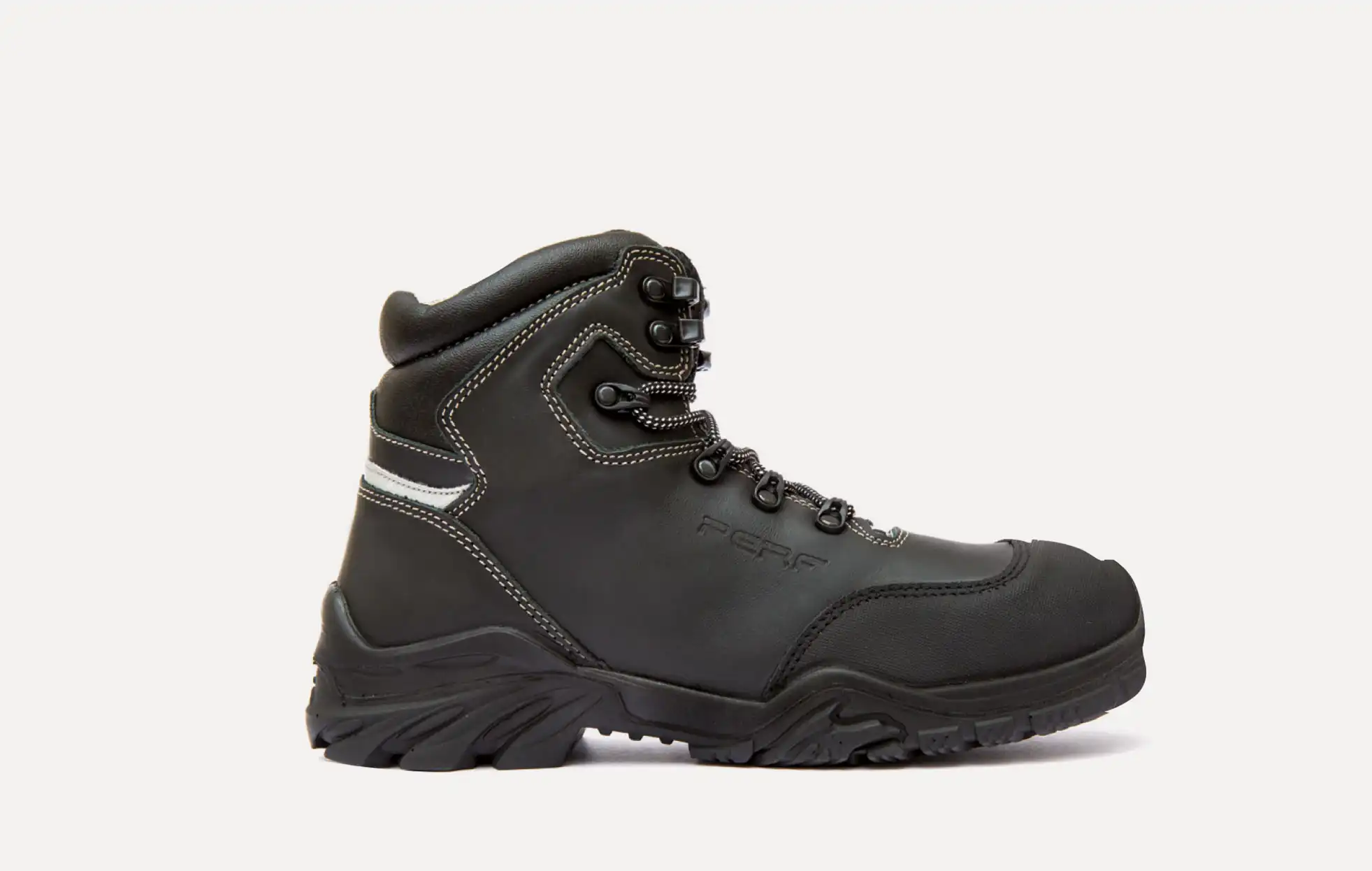 SHOOTER BLACK Scarpa antinfortunistica Media linea E-LITE su sfondo bianco